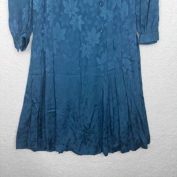 Jean-Louis Scherrer Boutique Paris 100% Silk Jacquard Dress FR 36 US 4 Vintage - Picture 6 of 12